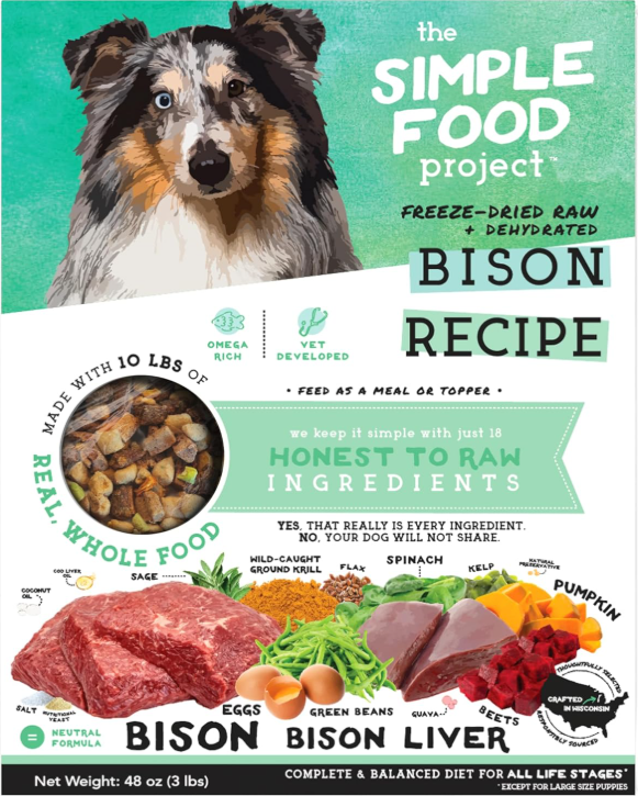 Healthy homemade dog food