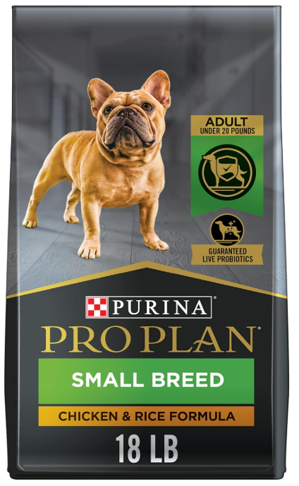 Purina Pro Plan High Protein Small Breed Dog Food, Chicken & Rice Formula