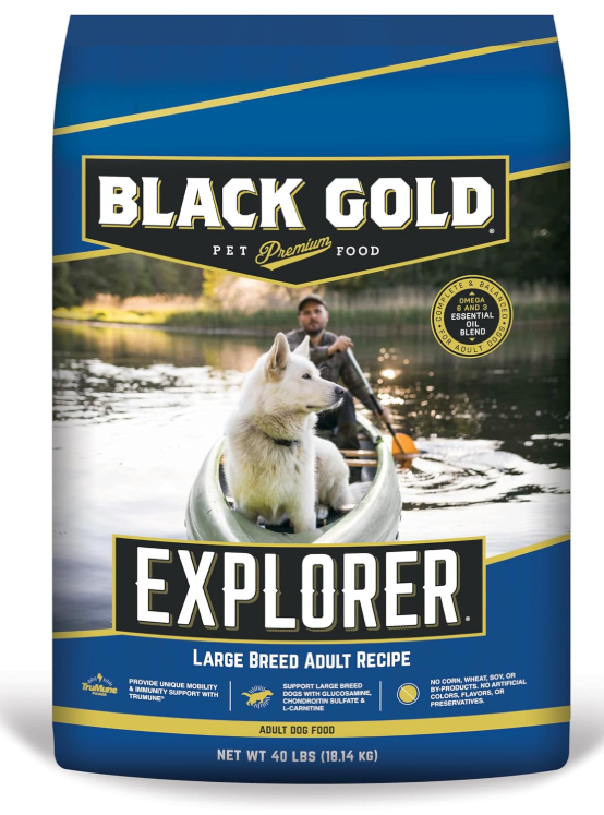 Black Gold Explorer® Large Breed Adult Recipe Dry Dog Food - 40 lb Bag