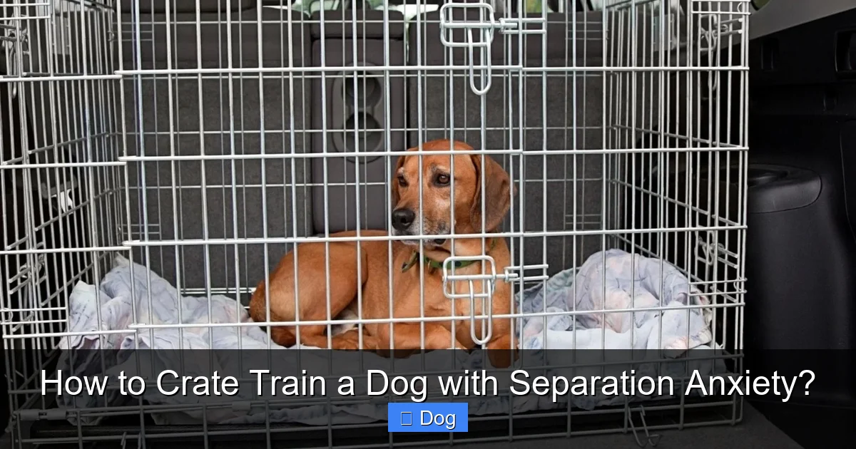 You are currently viewing How to Crate Train a Dog with Separation Anxiety?