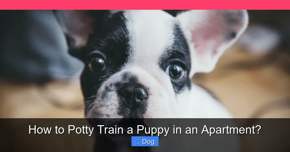 How to Potty Train a Puppy in an Apartment?