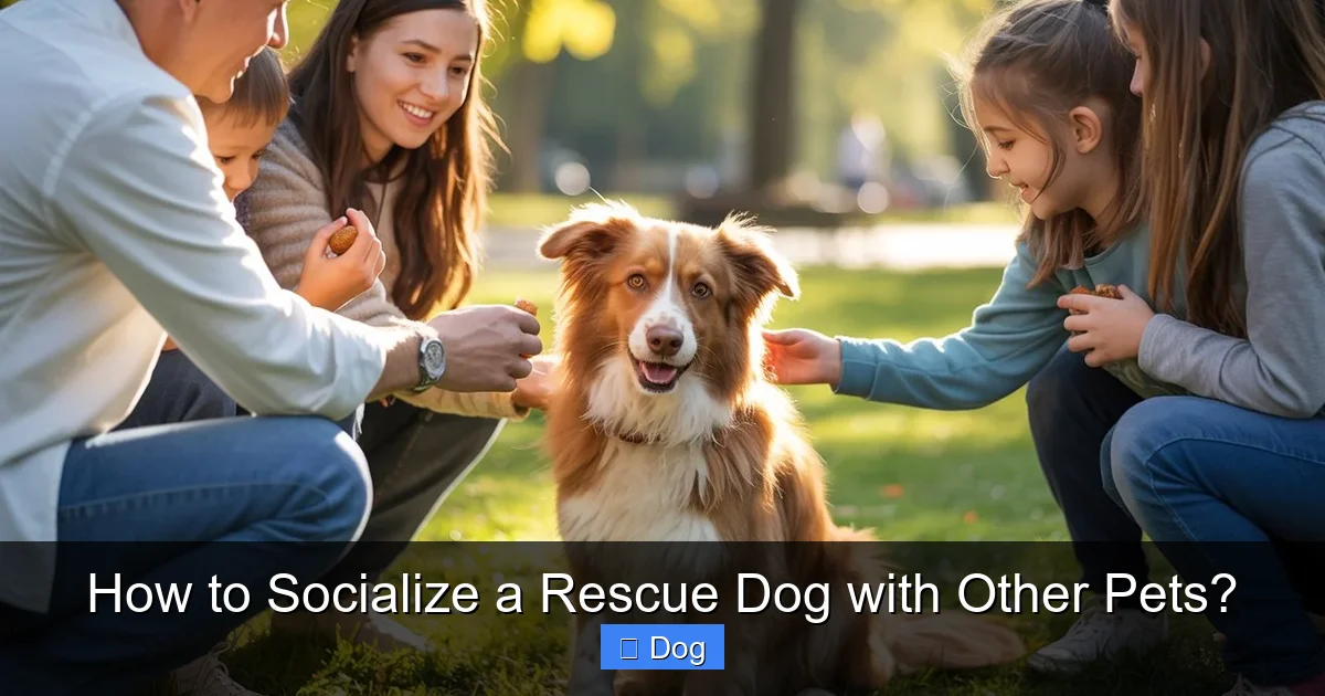 You are currently viewing How to Socialize a Rescue Dog with Other Pets?