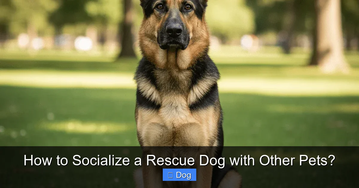 How to Socialize a Rescue Dog with Other Pets?