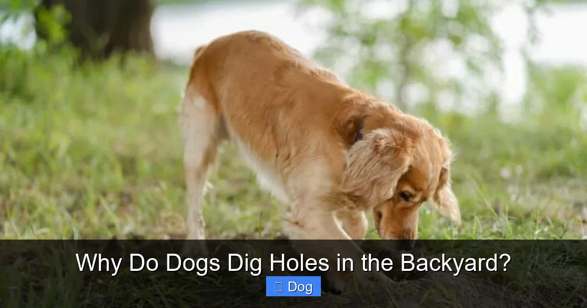 You are currently viewing Why Do Dogs Dig Holes in the Backyard?
